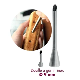 Stainless Steel Pastry Nozzle - 9 mm Diameter