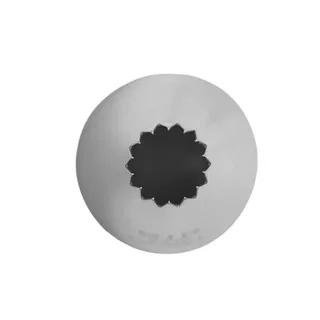 Boquilla Pastelería Acero Inoxidable 10 Dientes - Diámetro 7 mm para Petits Fours