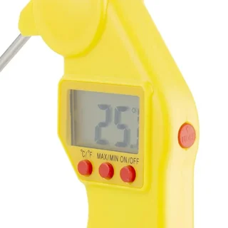 Easytemp Thermomètre Digital Jaune