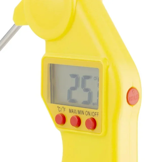 Easytemp Thermomètre Digital Jaune