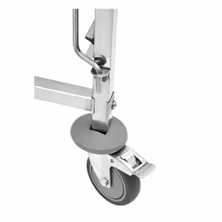 Échelle Boulangerie Inox 16 Étages pour Plaques 600x400 - Entrée 600 mm