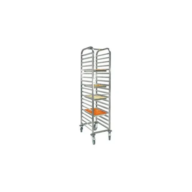 Échelle de Stockage Gastronorme GN 1/1 - 20 Étagères avec Barre de Retenue