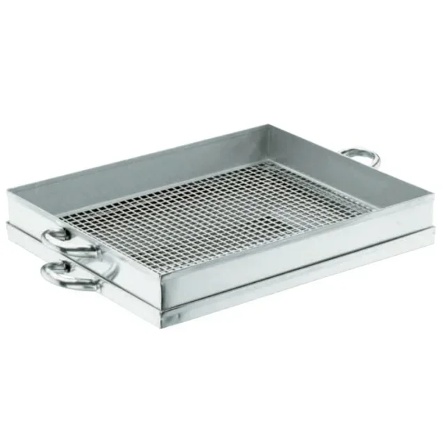 Deep Frying Basket Rectangular 400 x 290 mm - Stainless Steel