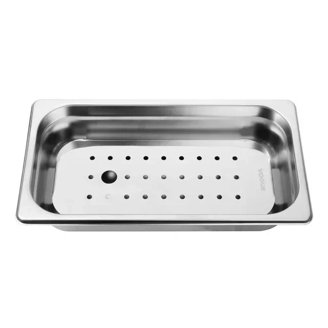 Stainless Steel GN 1/3 Drain Tray - Professional Drainage Rack