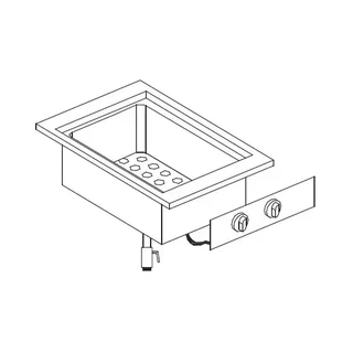 Built-in or Countertop Bain-Marie Unit
