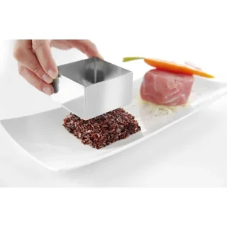 Emporte-Pièce Carré Inox - 80 x 80 mm - Découpe Pâtisserie Précise