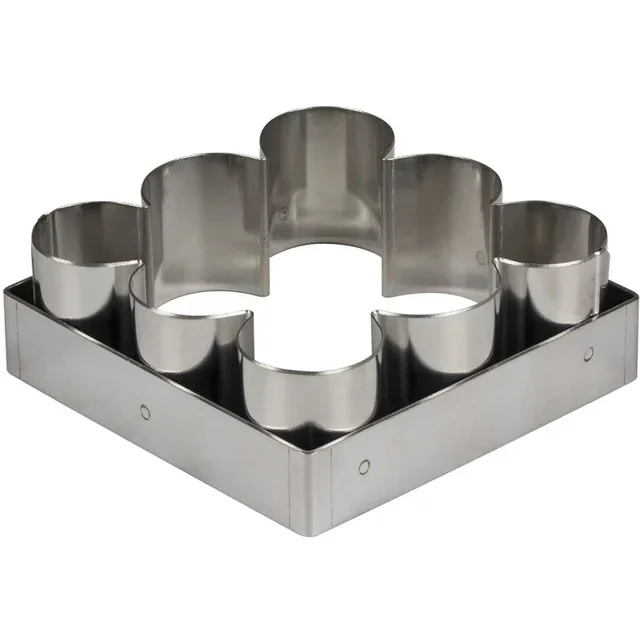 Quadratischer Petit-Beurre-Ausstecher 9,6 cm - Teigausstecher Keksform