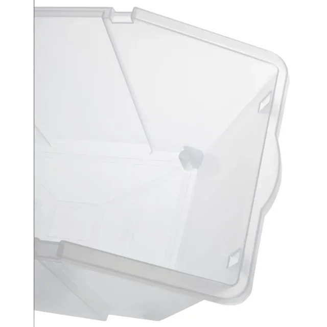 Ensemble 3 Bacs Alimentaires 30 Litres avec Couvercles et Roulettes