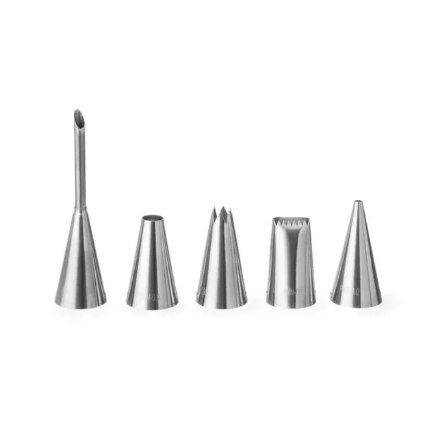 Set di 5 Bocchette per Pasticceria per Decorazione