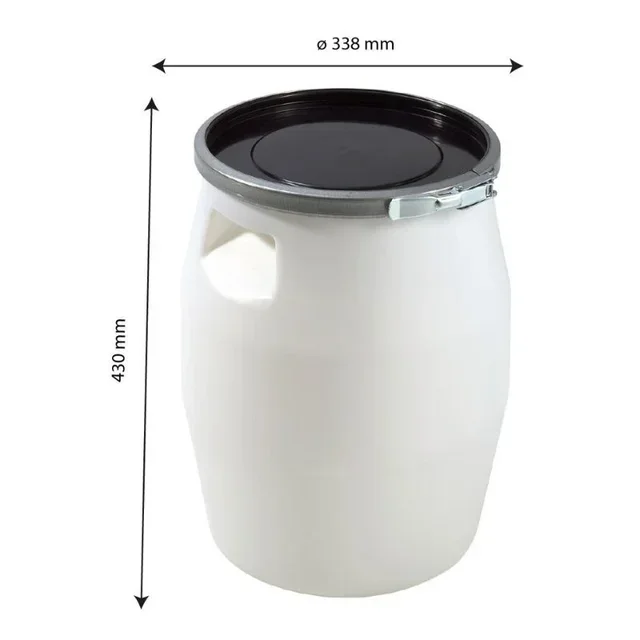 30L Keg Set with Metal Knee and Black Lid