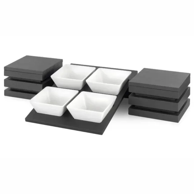Buffet Display Set - 4 Square Bowls