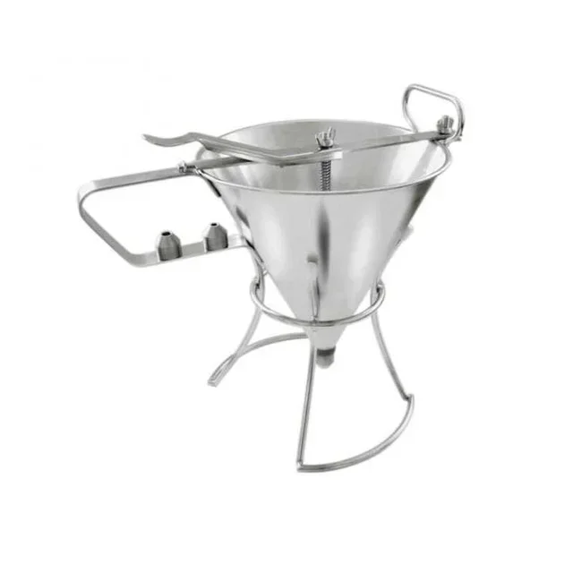 Automatic Piston Funnel with Metal Stand