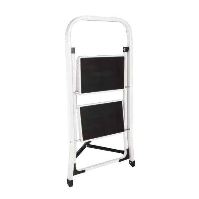 Folding Step Ladder 2 Steps Aluminum Non-Slip