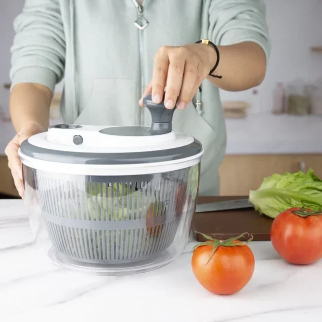 Essoreuse à salade 4,5L - Séchage rapide des feuilles
