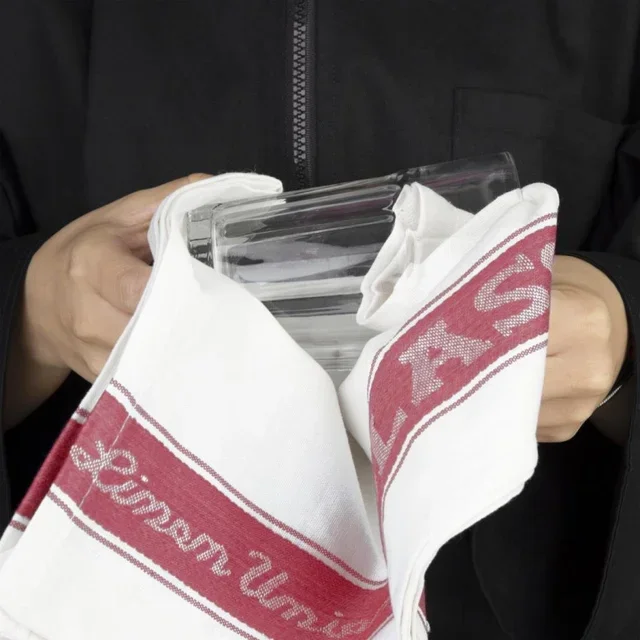 Paños de Secado de Lino Rojo - Formato 76,2 x 50,8 cm