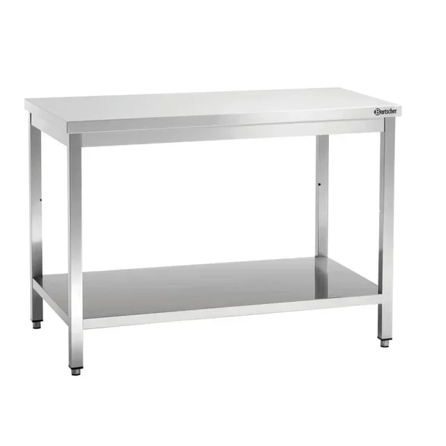 Stainless Steel Work Table with Undershelf - Depth 700 mm - Length 1400 mm