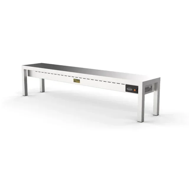 Tabletop Ceramic Heated Shelf 1 Level - 1600 x 300 mm