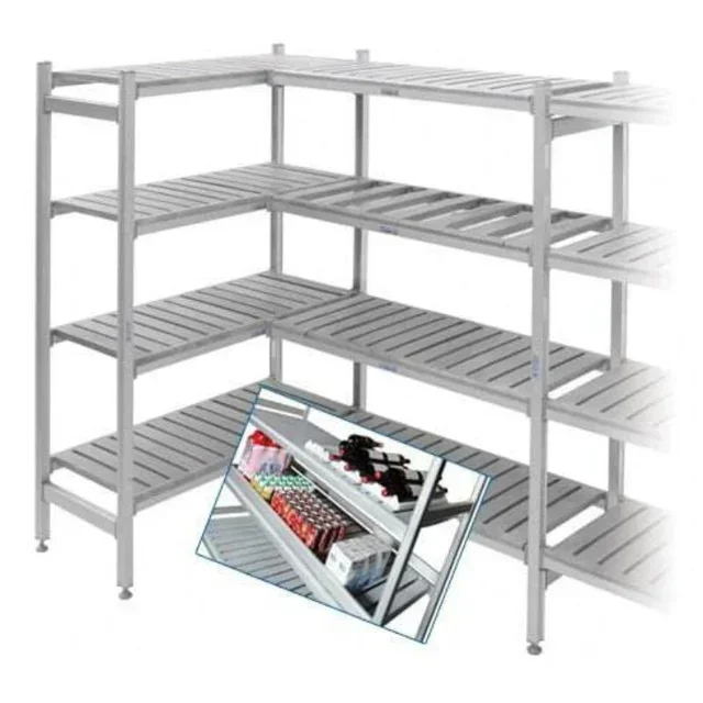 3-Tier Shelving Unit - Depth 500 mm - Length 1948 mm
