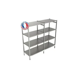 Estantería de Acero Inoxidable Profundidad 50 cm - Ancho 1,6 m