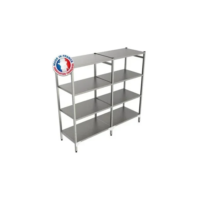 Scaffale in Acciaio Inossidabile Profondità 500 mm - Lunghezza 1800 mm
