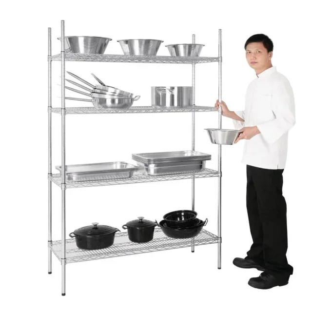 Modular Shelving Unit 4 Shelves - Width 1220 x Depth 457 mm