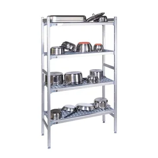 Industrial Storage Rack 4 Shelves - 1561 x 400 mm
