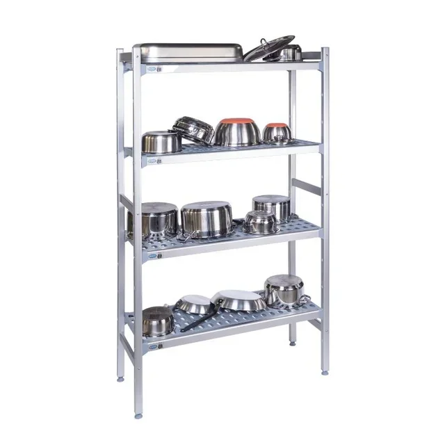 Estantería Industrial de Almacenamiento 4 Estantes - 1561 x 400 mm