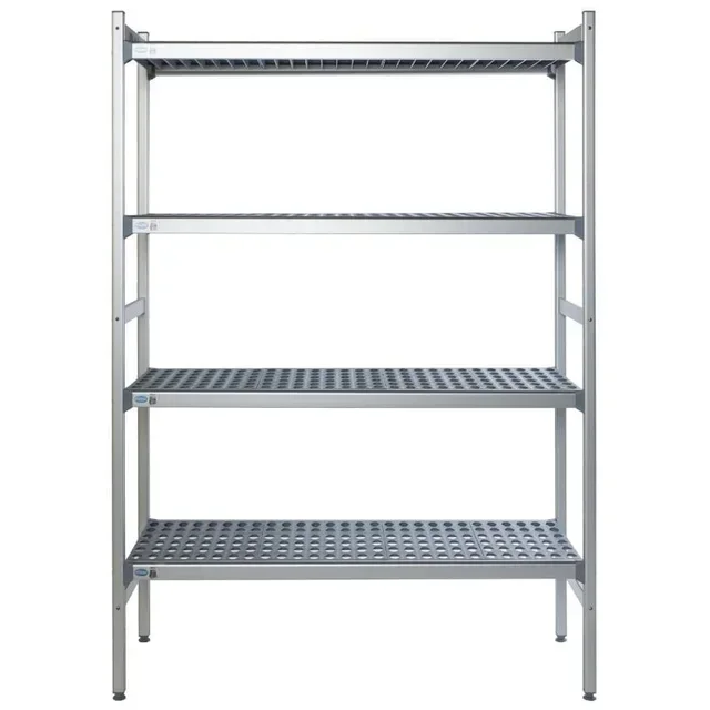 Industrial Modular Shelving Unit 4 Shelves - 1561 x 500 mm