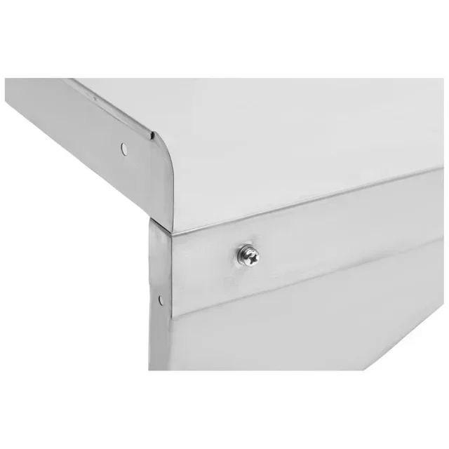 Edelstahl Wandregal - Tiefe 300 mm - Länge 60 cm