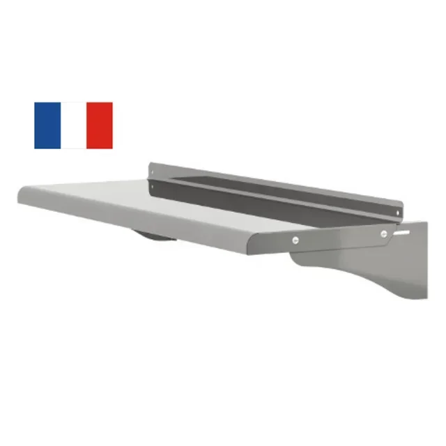 Prateleira de Parede Aço Bordas Arredondadas Soldadas - Profundidade 400 mm - Comprimento 1200 mm