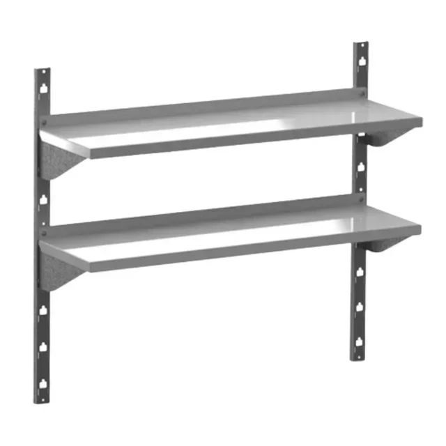 Wandregal mit geraden Kanten auf Wandkonsole - 1000 x 400 mm