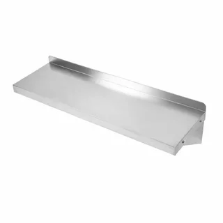 Prateleira de Parede em Aço Inoxidável - Profundidade 30 cm - Comprimento 1 Metro