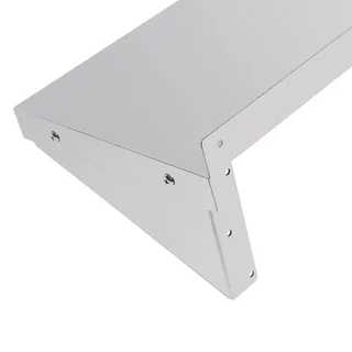 Estante de Pared de Acero Inoxidable - Longitud 1200 mm