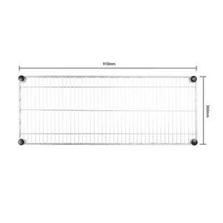 Wandregal aus Metall - Länge 91 cm