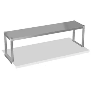 Stainless Steel Table Wall Shelf - Width 1600 mm - Height 400 mm