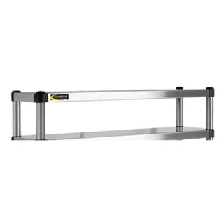 Hanging Shelf for Stainless Steel Table - Length 180 cm - Height 40 cm