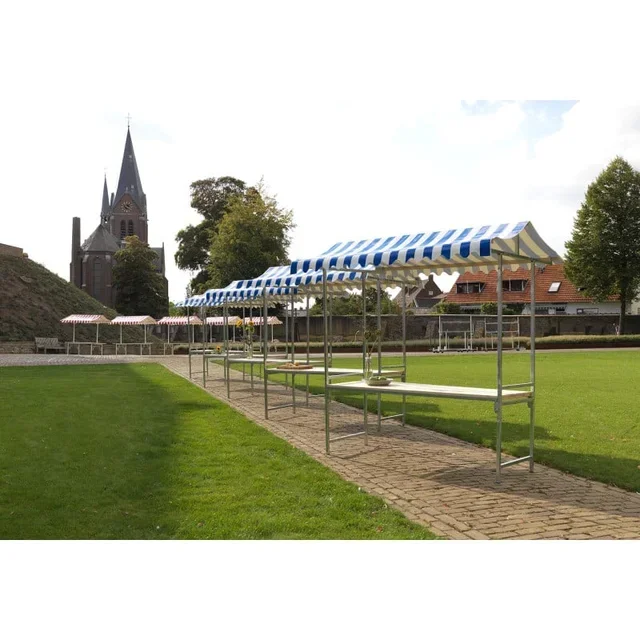 Pro Market Stall - Red and White Colors