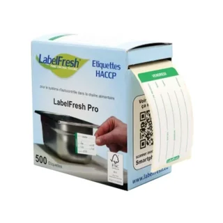 Étiquette Traçabilité Alimentaire LabelFresh Pro Vendredi - 70x45 mm - 500 Unités