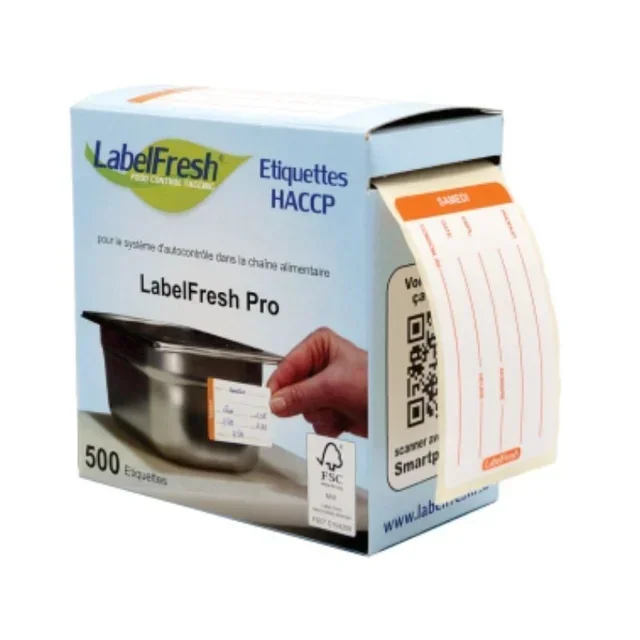 Etiqueta de Rastreabilidade Alimentar LabelFresh Pro Sábado 70x45 mm - 500 unidades