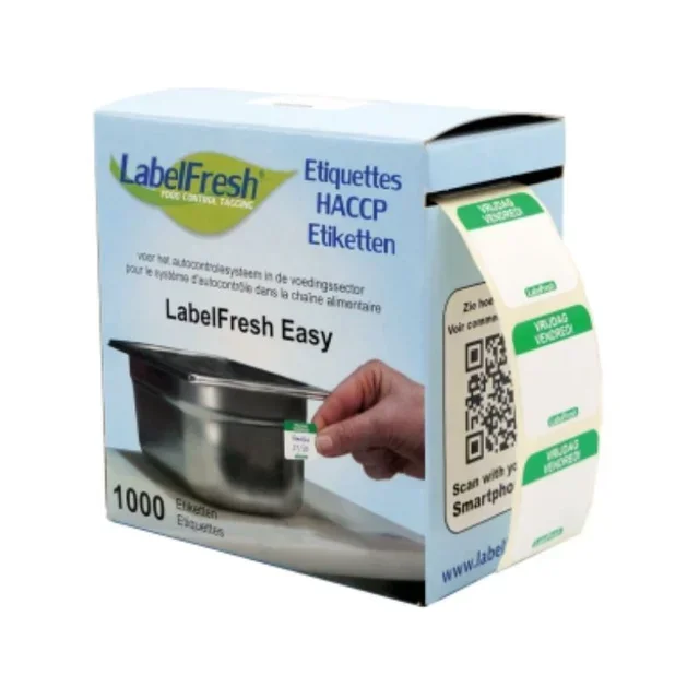 Etiqueta de Rastreabilidade Alimentar Label FreshEasy - Sexta-feira - 30x25 mm - 1000 unidades