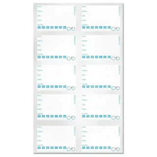 Pack of 50 Reusable Traceability Labels