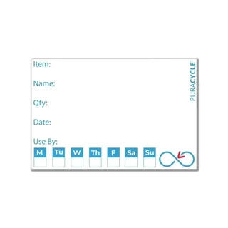 Pack of 50 Reusable Traceability Labels