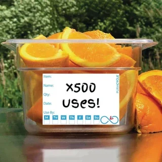 Pack of 50 Reusable Traceability Labels