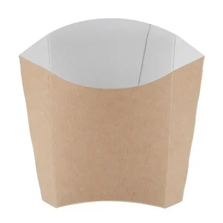 Embalagens Kraft Compostáveis para Batatas Fritas Médias - Pack de 1000 Unidades