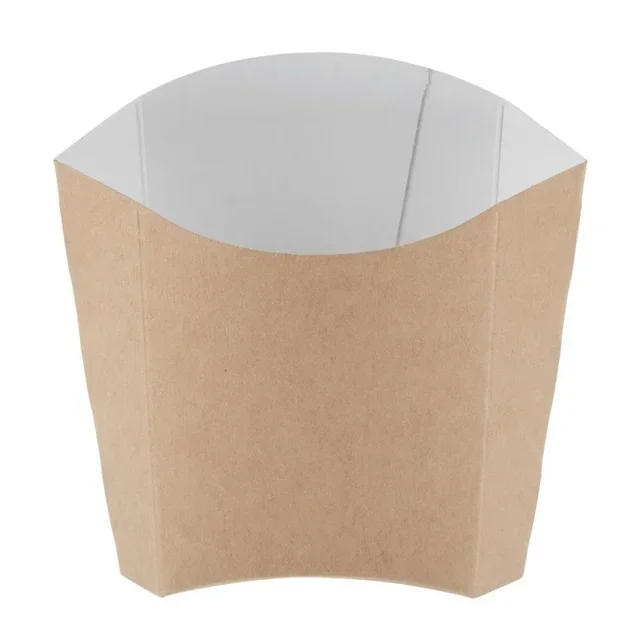 Étuis à Frites Kraft Moyens Compostables - Pack de 1000 Unités