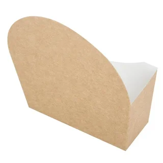 Étuis en Carton Kraft pour Bagels - Lot de 1000 unités - Compostables