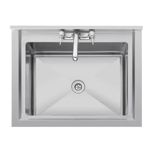 Deep Bowl Sink with Backsplash 100 Litres - 770 x 600 mm