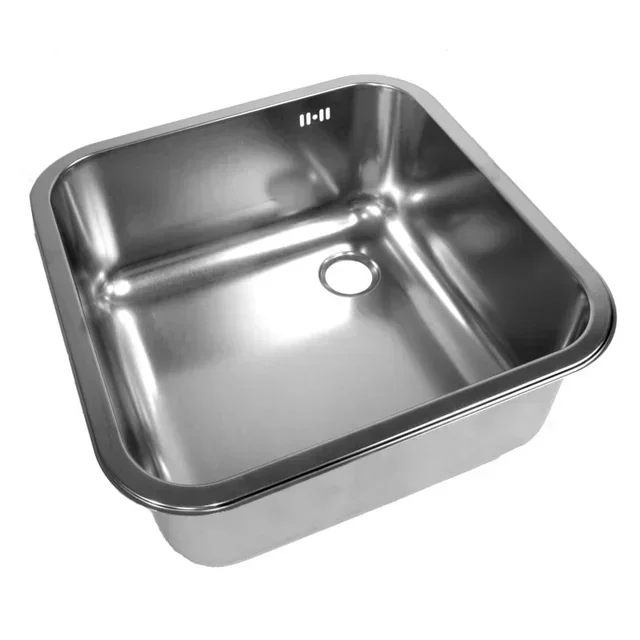 Compact Rectangular Kitchen Sink 335x235 mm - Stainless Steel