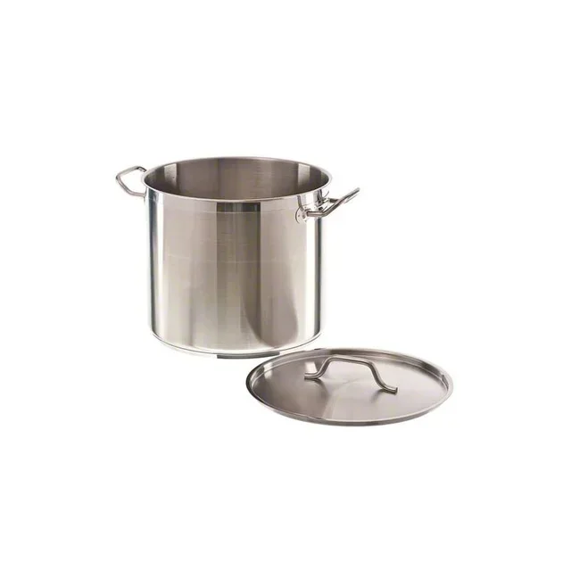 Cacerola de Acero Inoxidable con Tapa - 20 cm de Diámetro - Capacidad 4 Litros