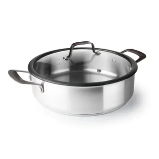 Casseruola Bassa in Acciaio Inox con Coperchio Origin - Diametro 28 cm